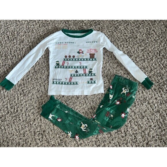 Carter’s Christmas gaming boys‎ pajamas size 5 - Picture 1 of 5